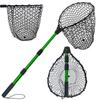 PRO FISHING Telescopic Fishing for Medium To Large Lightweight Aluminum for Freshwater and Saltwater Hexagonal for Fishing Net, 131cm, Fish, Body,