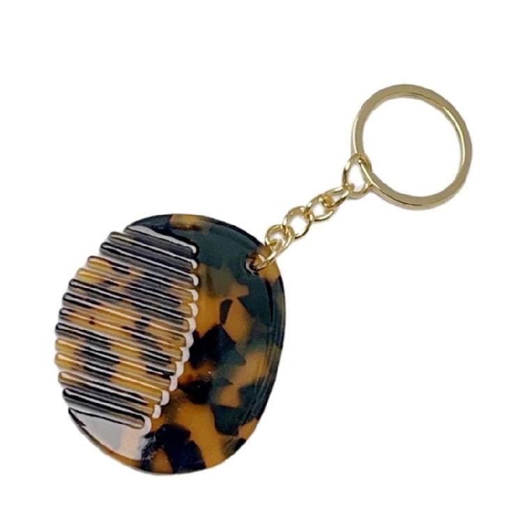 Aesthetic Keychains Purse Handbag Backpack Bag Pendant Charms Hair Comb Keychains Charms Car Keyring for Women Girls