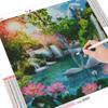 5d Diamond Painting Waterfall Mosaic Nature DIY Diamond Embroidery Swan Rhinestones Pictures Home Decor Craft Kit