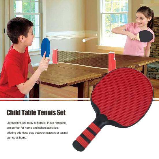 Ping Pong Paddles Silicone Table Tennis Racket Pingpong Training Bat with Ergonomic Handle for Beginner