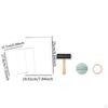 Gel Printing Plate Kit Printmaking Tool Washable Multifunction DIY Reusable for Diary Journaling Art