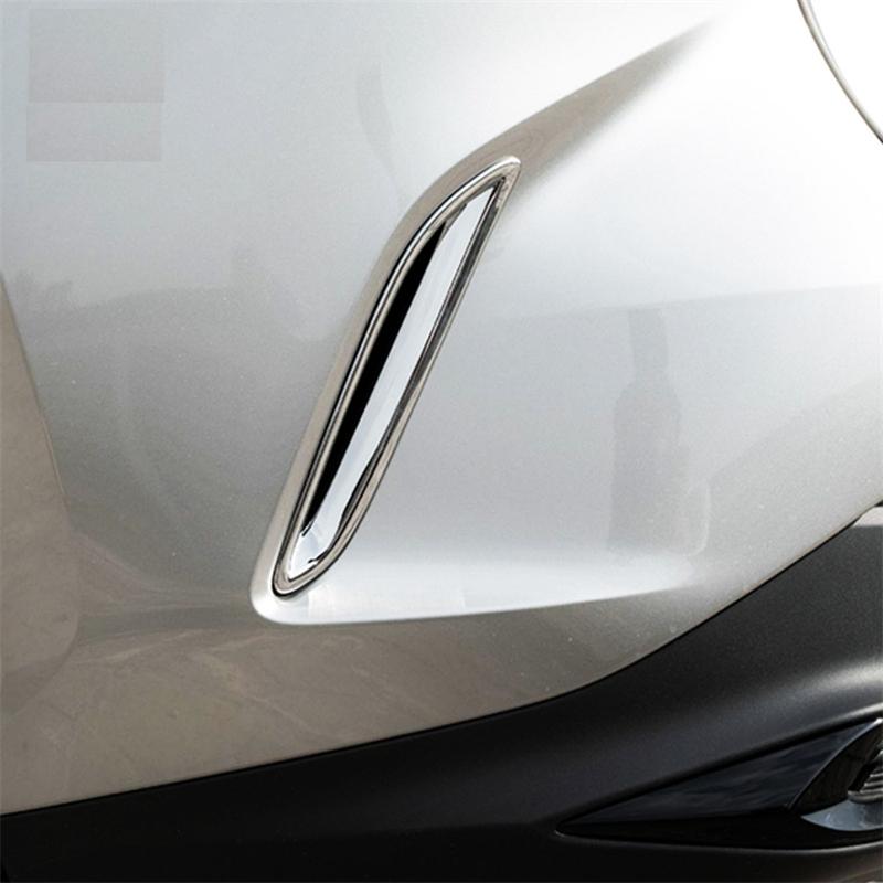 Rear Bumper Air Outlet Vent Cover Trim ABS Chrome For Lexus NX