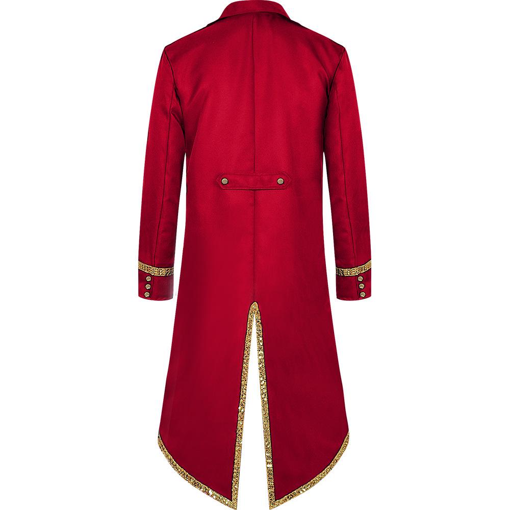 European & American Steampunk Medieval Halloween Tailcoat for Men