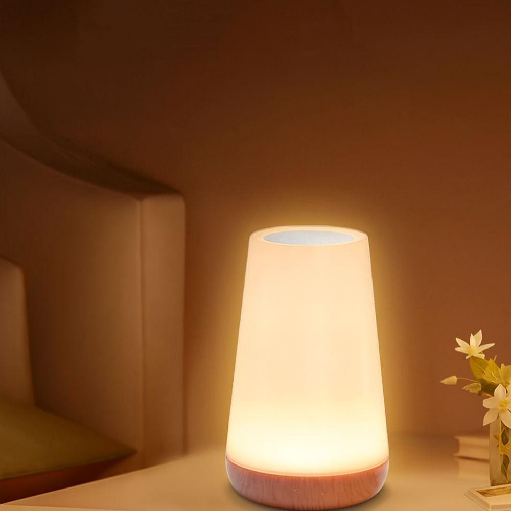 Ambient Light Remote Control Night Light Dimmable Usb Rechageable Bathroom Bedside Lamp Decorative Touch Lamp Bedroom