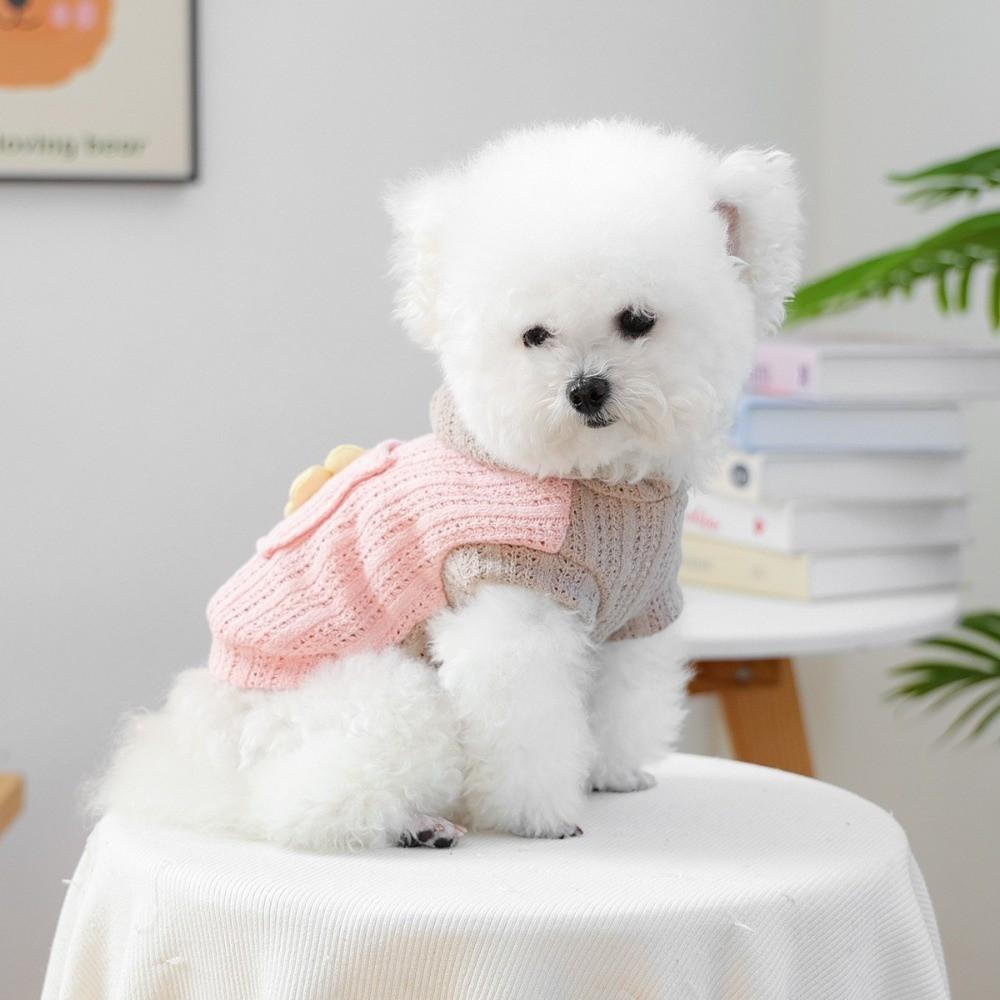 Hollow Out Dog Base Sweater Two Legged Dog Pullover Puppy Costumes Pet Knitted Hoodie  Four Seasons