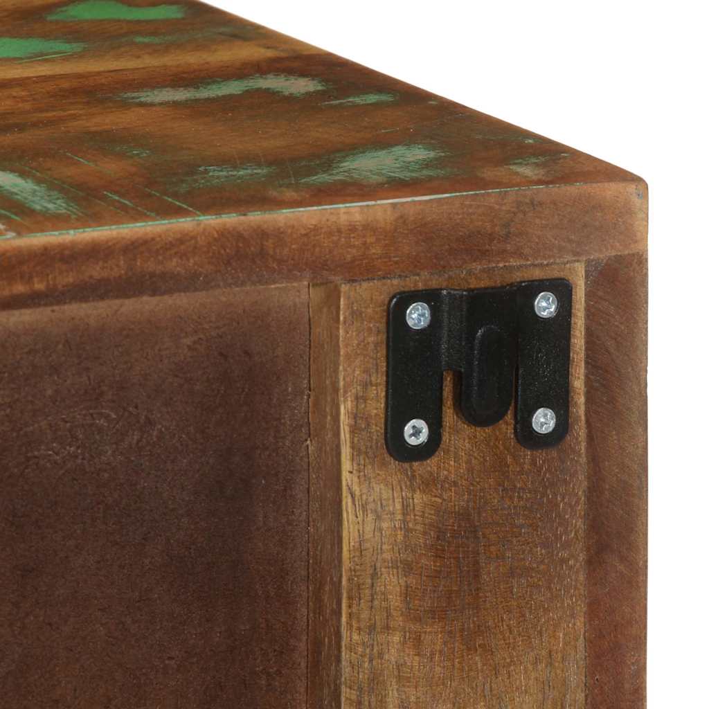 Wall Mounted Nightstands (2 pcs) Solid Reclaimed Wood