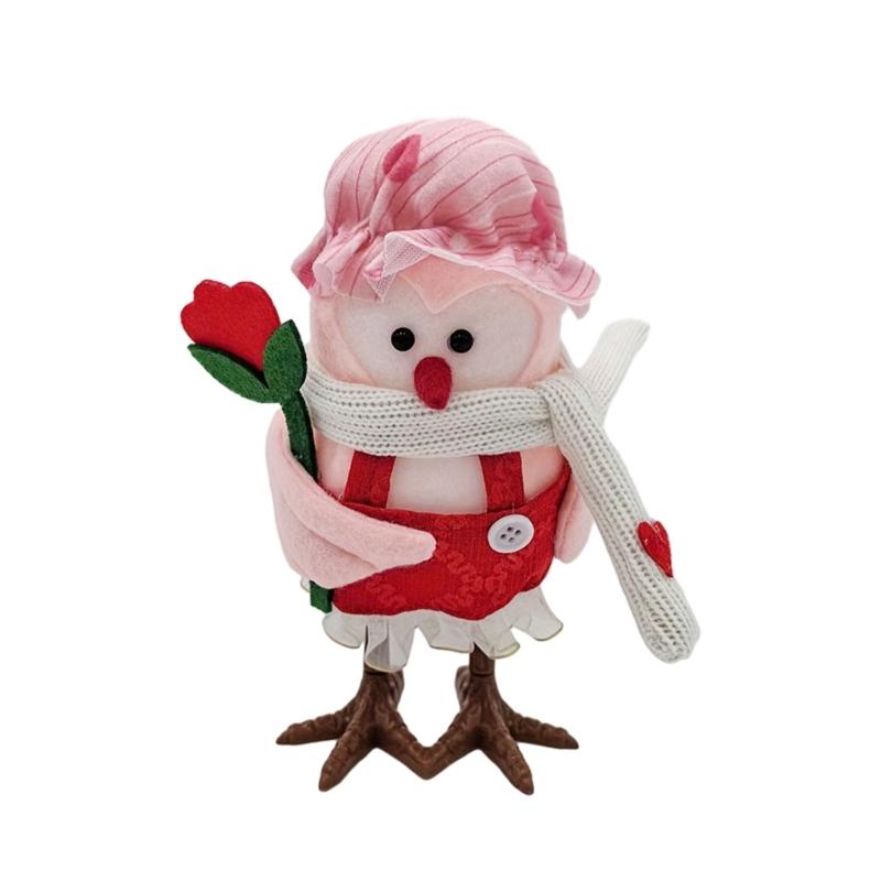 Valentines Day Decorations Bird  Ornament Figures Tiered Tray for Party Table Home Mantel Decorations