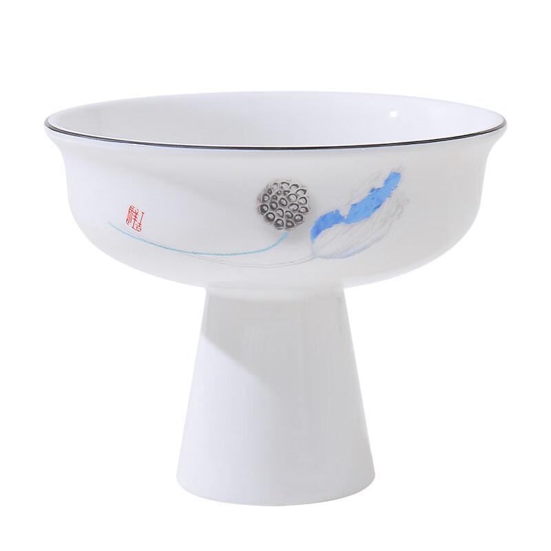 Nordic Ceramic High-Footed Fruit & Snack Plate