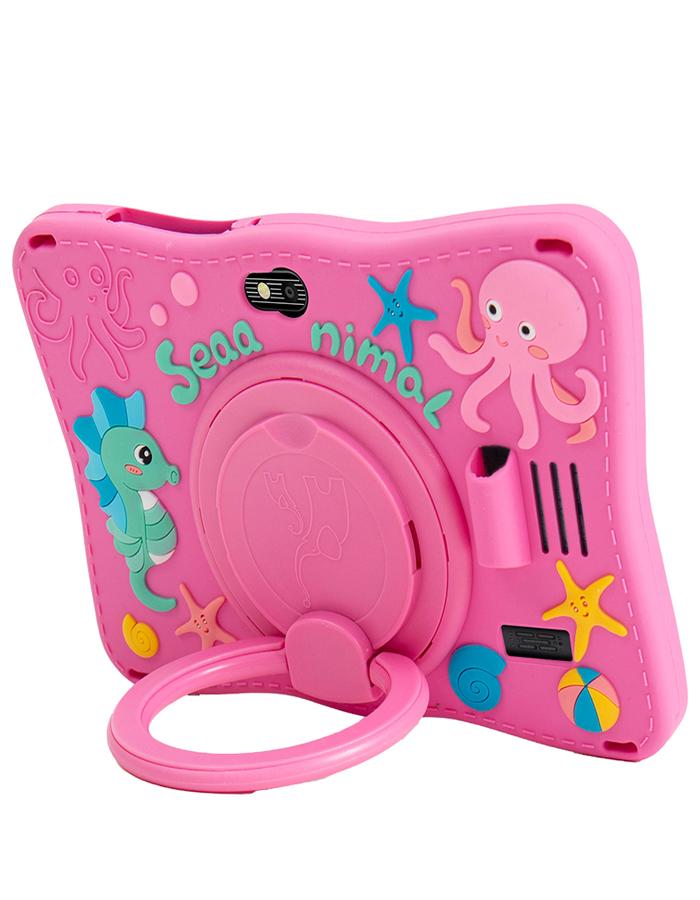 

7-дюймовый детский планшет 4 ГБ + 64 ГБ Android 13 Обучающее ПО Образование и Игры ПК Планшет Детский планшет 7.0 розовый