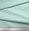 Soimoi Japan Crepe Satin Fabric Dot & Leaves Small Motif Shirting Print Fabric by the Metre 42 Inch