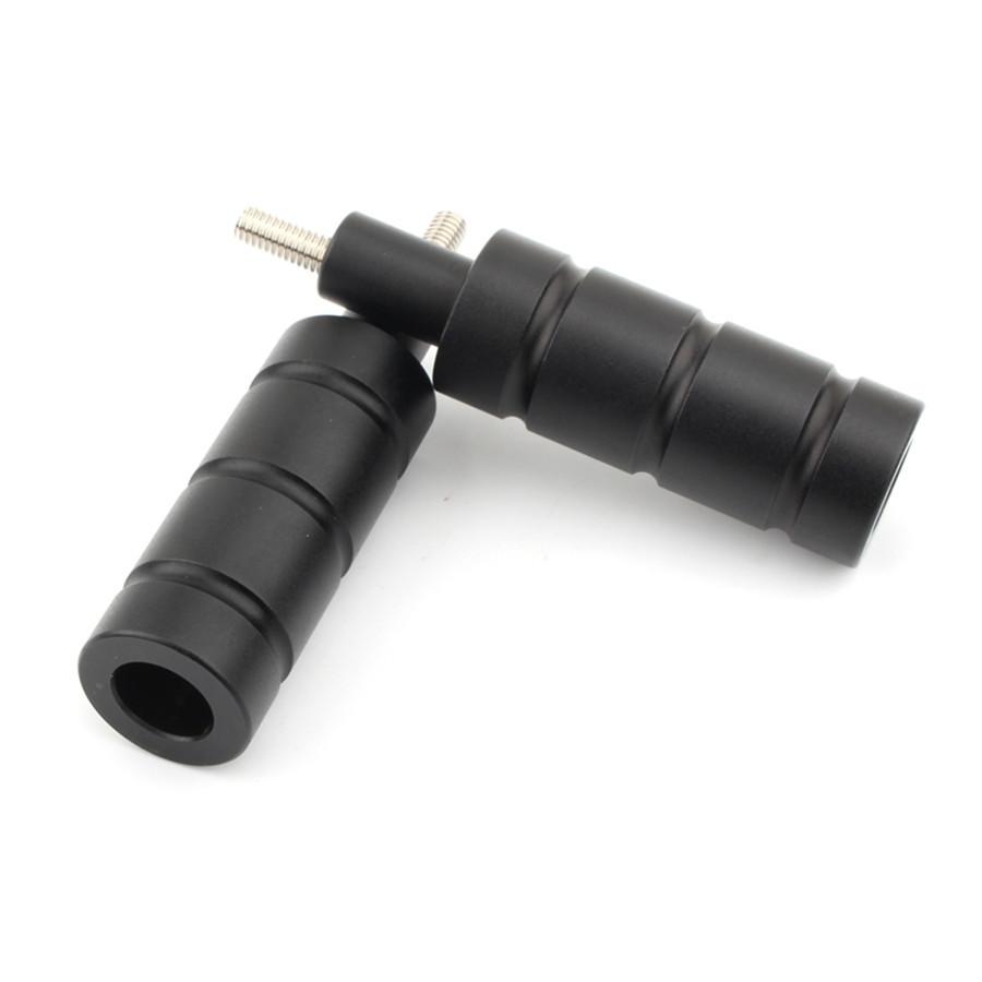 2Pcs M8 M6 Motorcycle Spotlight Headlight Fog Light Bracket Post Support Base