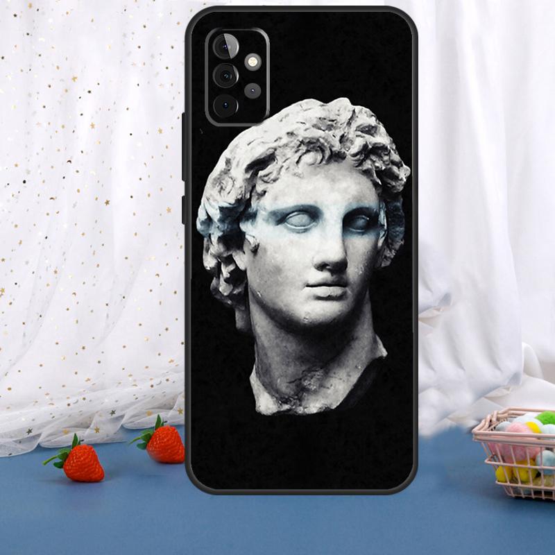 Greek Statue Wearing Hoodie For Samsung Galaxy A36 A26 A16 A05 A06 A54 A34 A14 A22 A32 A52 A55 A35 A15 A53 A13 A56 Case