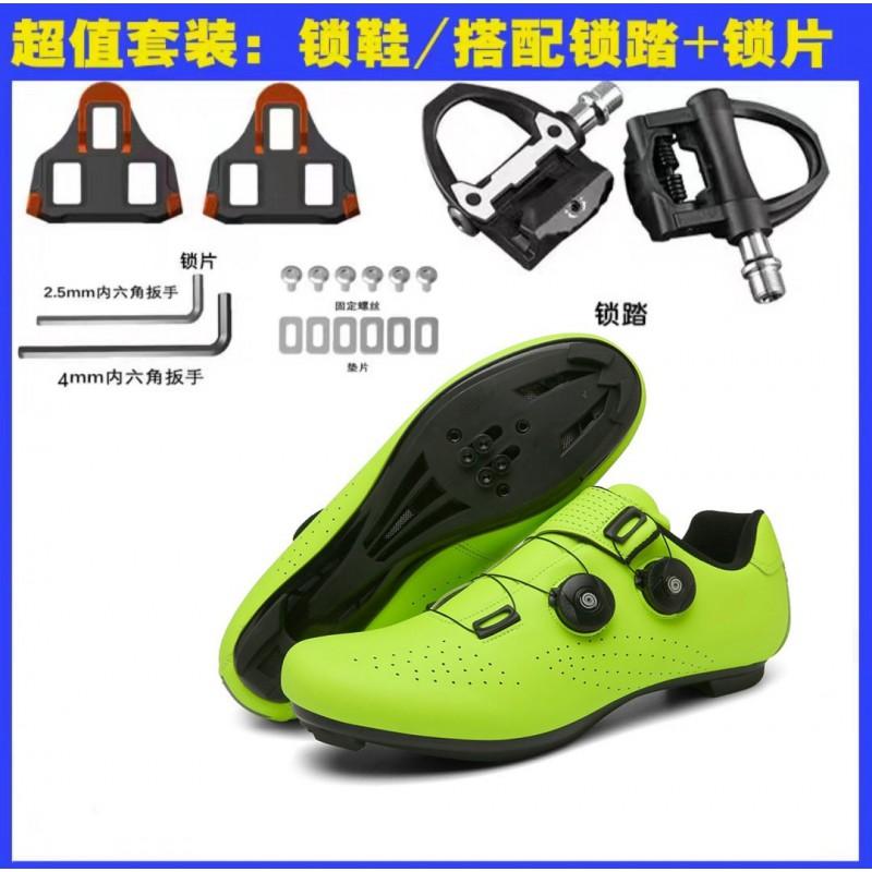Road Cycling Shoes Mountain Bike Clipless Men Women Lightweight Breathable Stiff Sole Pedal Compatible