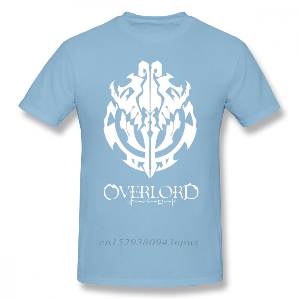 Overlord T-Shirt Overlord Anime Gildenemblem Ainz Ooal Gown T-Shirt Grafisches Kurzarm-T-Shirt Herren Übergröße T-Shirt