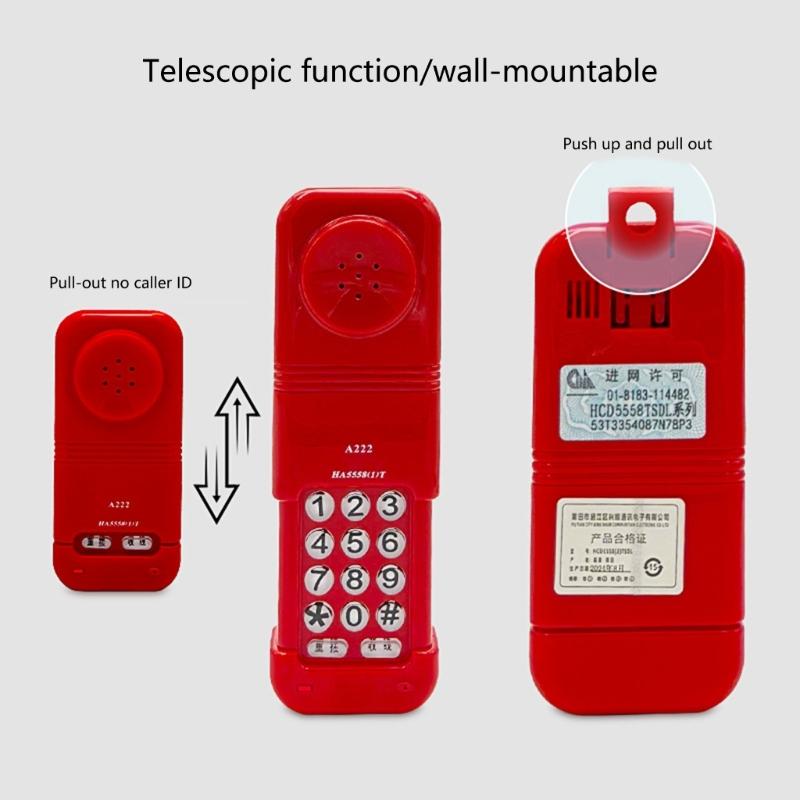 Corded Telephone for Telephone Communication Line Checking Telephone Landline Plug in and Use Landline Phone