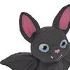 3D Printed Bat Figurine Handmade Gothic Bat Sculpture Collectible Upside Down Bat Decoration for Home Office Bookshelf Desk Decor