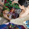Video Game Z-Zeldas Cool Personalized Picture Text Home Decorative Pillows Household Gifts 45x45cm