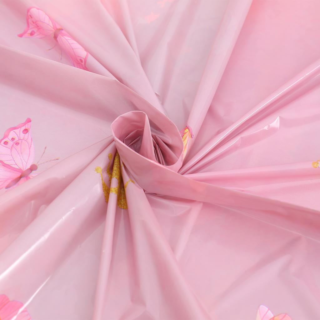 Butterfly Birthday Party Waterproof Tablecloth Spring Summer Outdoor Butterfly Party Table Decor Girl Birthday Party Supplies
