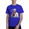 Classic Gintoki Character Men T Shirts Gintama Casual Tee Shirt Short Sleeve Crew Neck Pure Cotton Graphic Tops TShirt