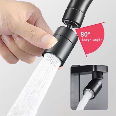 360°Universal Kitchen Faucet Anti-splash Aerator Bathroom Tap Rotatable Faucet 2 Mode Tap Nozzle Bubbler Kitchen Sink Faucet