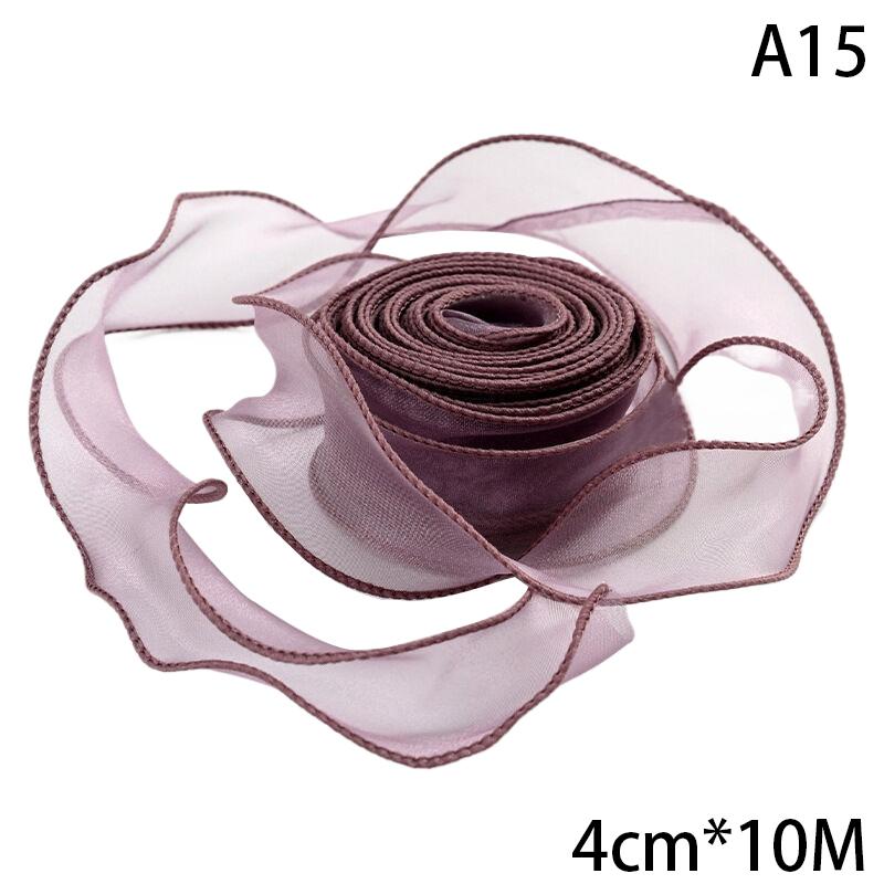 

10 м лента из пряжи «рыбий хвост» для украшения волос бантом своими руками, подарочный упаковочный материал, волнистые шелковые ленты, украшение as the picture