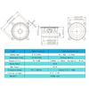 1PC 3inches Portable O Speaker Full FrequencyRange 8ohm 30W Loudspeaker  Sound  Speaker For Home Theater