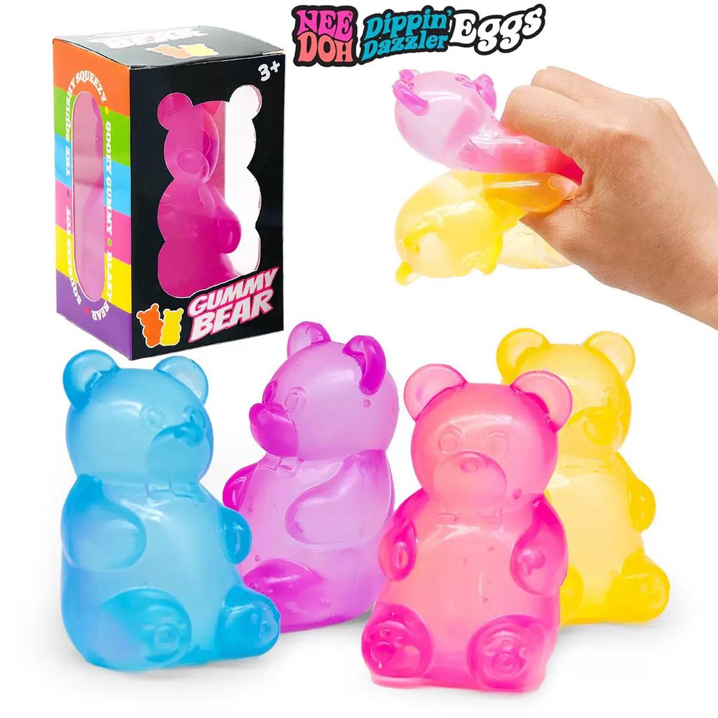 New Maltose Squishy Toys Anti Stress Sensory Fidgets Toy Soft Simulated Transparent Blue Maltose Slow-Rebound Decompression Toy
