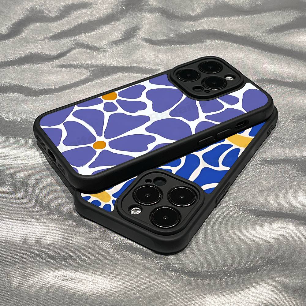 Abstract Flower Market Phone Case For IPhone 17 16 15 14 13 12 11 Air Plus Pro Max Soft Back Cover