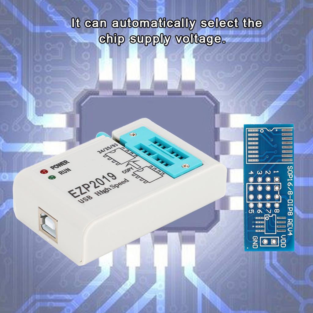 EZP2019+ High Speed Programmer With 4 Tested Base Support for 24 25 26 93 Series