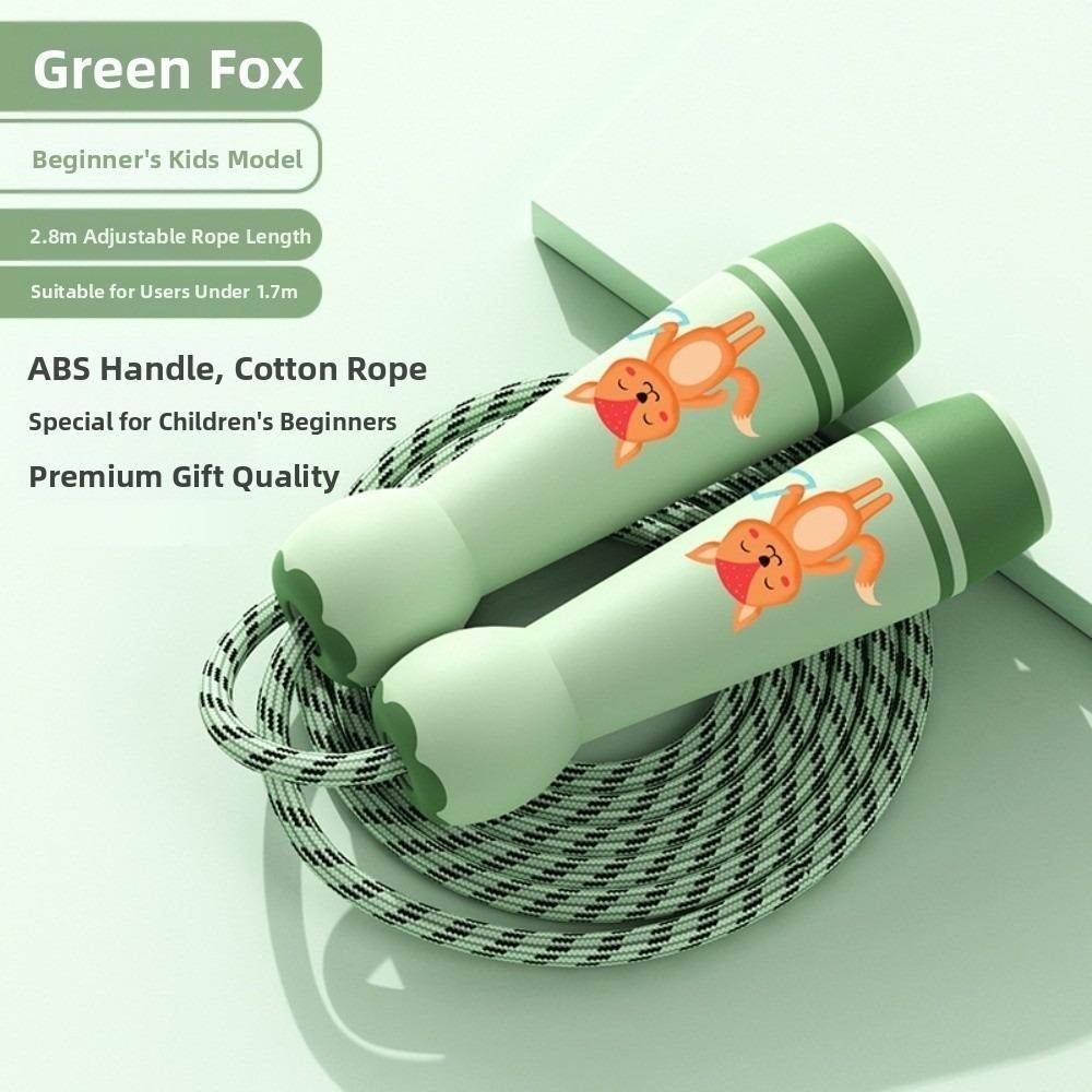 Wooden Handle Children's Skipping Rope Adjustable Students Jump Rope  For Fitness Outdoor Activity