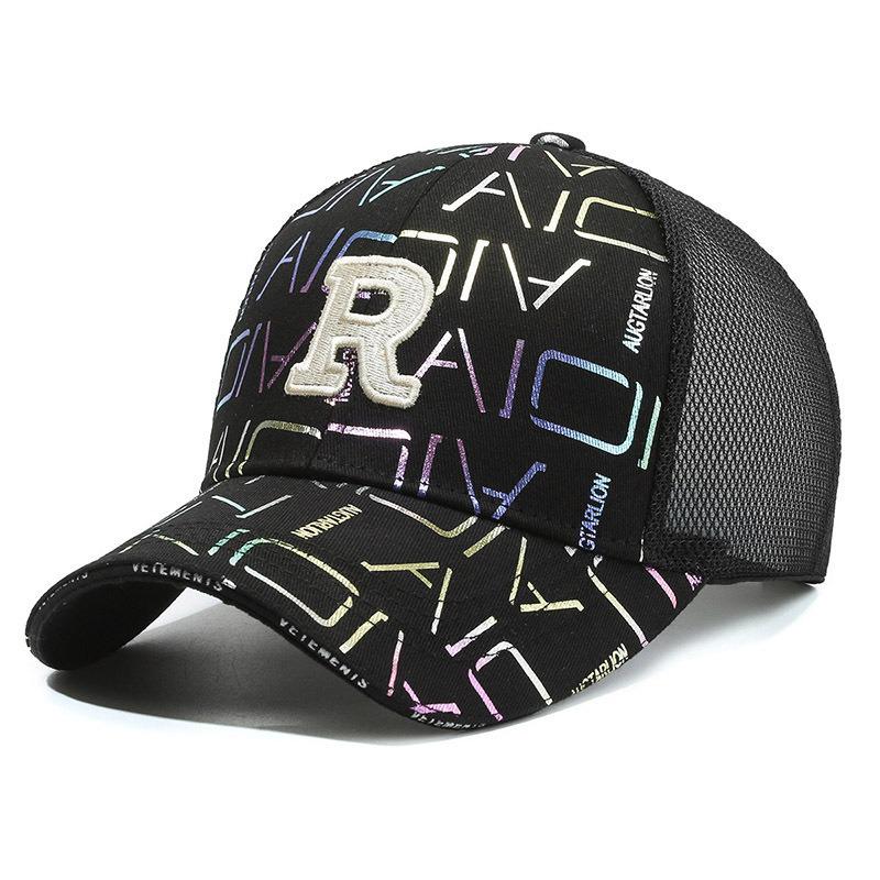 Men's & Women's Versatile Mesh Baseball Cap: Spring/Summer Breathable Sun Protection with Embroidery