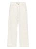 Mattengkim Damage Patch Denim Pants In Ivory