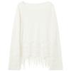 Sancai Linen Blend Tassel Knit Cover-up Top