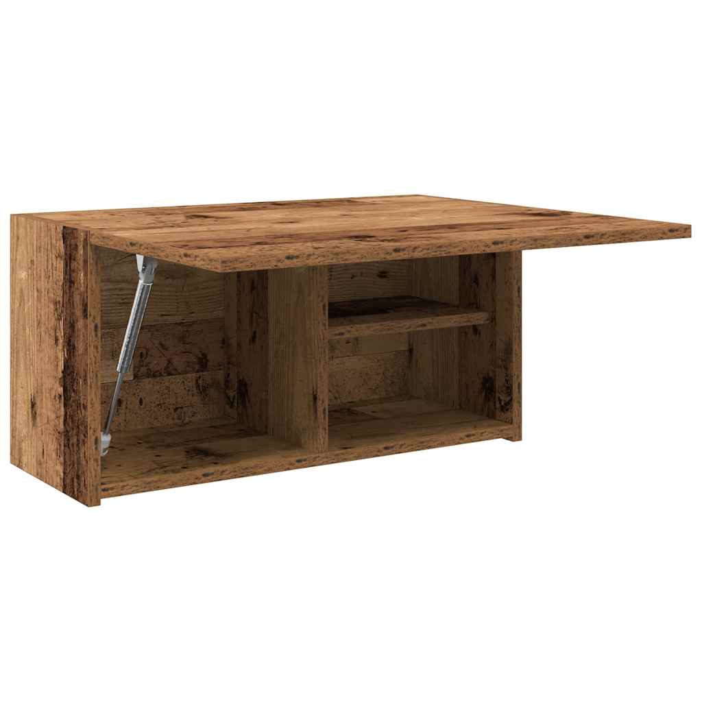 Bathroom Wall Cabinet Rustic Wood Look 60 x 25 x 30 cm Engineered Wood