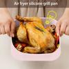 Air Fryer Silicone Pot Oven Basket Fried Chicken Pizza Baking Washable Replacement Pan Household Kitchen Cake Food Accessories