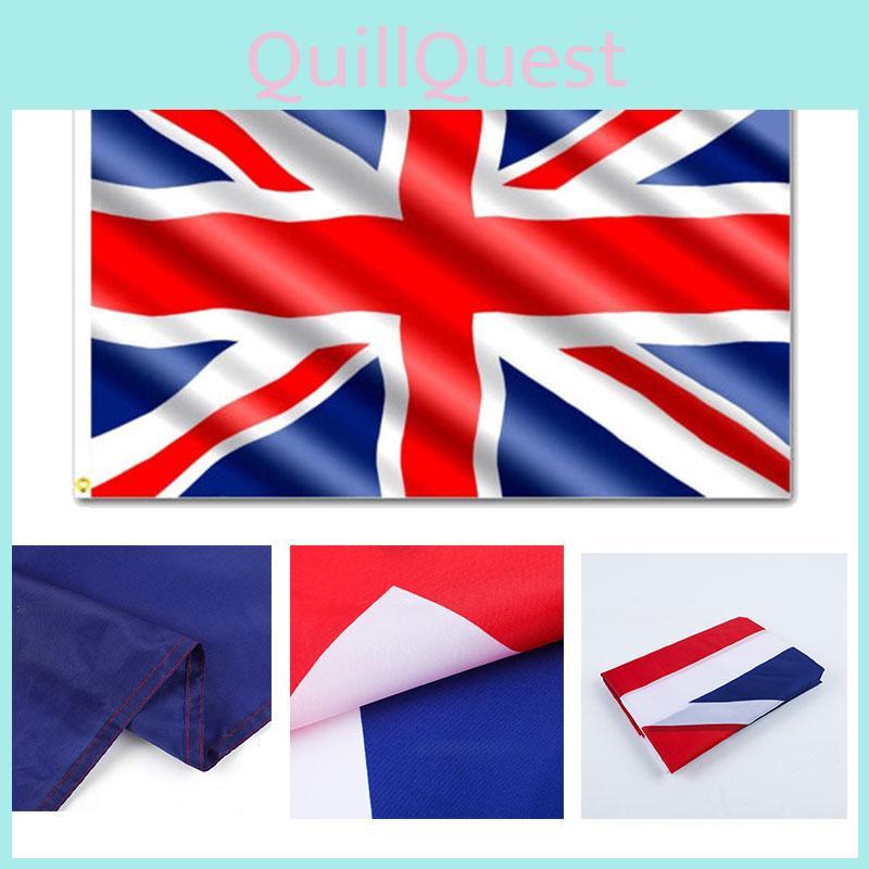 Stunning British Flag With Silk Screen Printing For Decoration