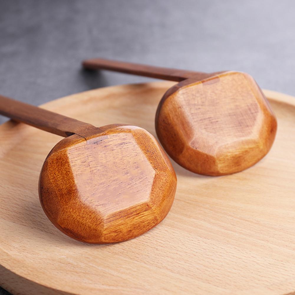 Japanese Ramen Spoon Restaurant Nanmu Wooden Turtle Shell Spoon Hot Pot Spicy Spoon Household Tableware