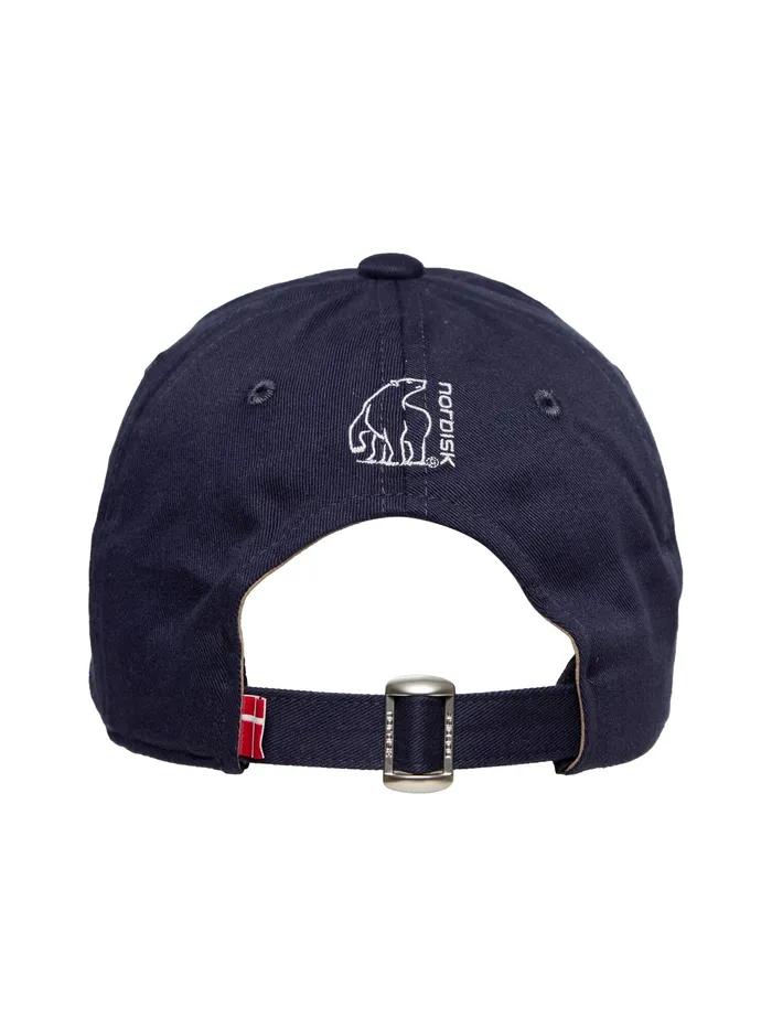 [Essential] NORDISK Wording Cotton Ball Cap_Indigo_OUA24C03N2