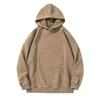 Washed Batik Hoodie Heavyweight American Vintage Loose Plain Color Long Sleeve Trendy Unisex
