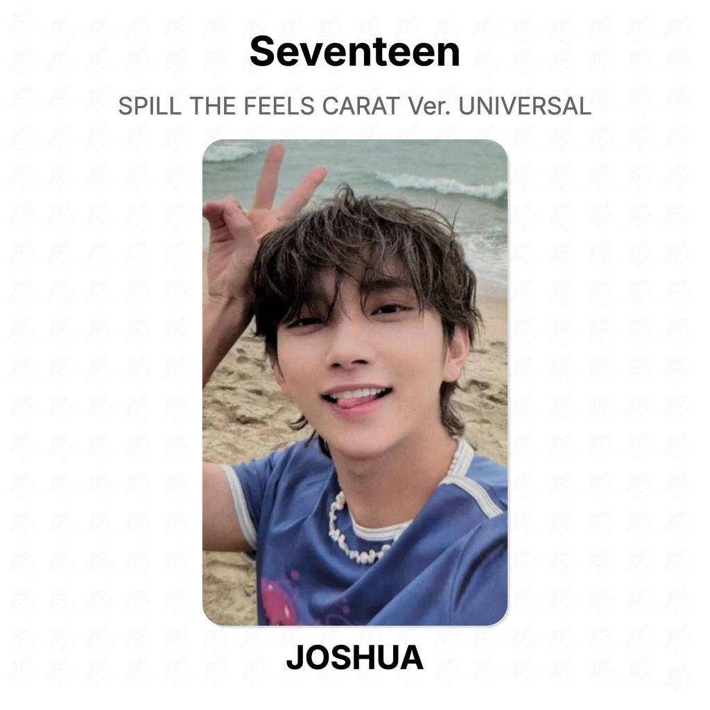 Seventeen SPILL THE FEELS CARAT Ver. UNIVERSAL Official Photocard