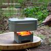 Portable Folding Alcohol Camping Stove - German Solid Fuel Cookware