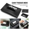 Car Tissue Box Seat Back Sunshade Hanging Tissue-Bag Buckle Strap For Grand Cherokee Wrangler JK Renegade Gladiator Compass