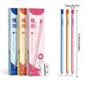6PCS/Set Pencil Shape Eraser Without Leaving Marks Rubber Eraser Pencil Erasers  for Office School