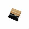 Umpire Brush Black Bristles Wood Handle Plate Rectangular Head Sports Gear for Umpires