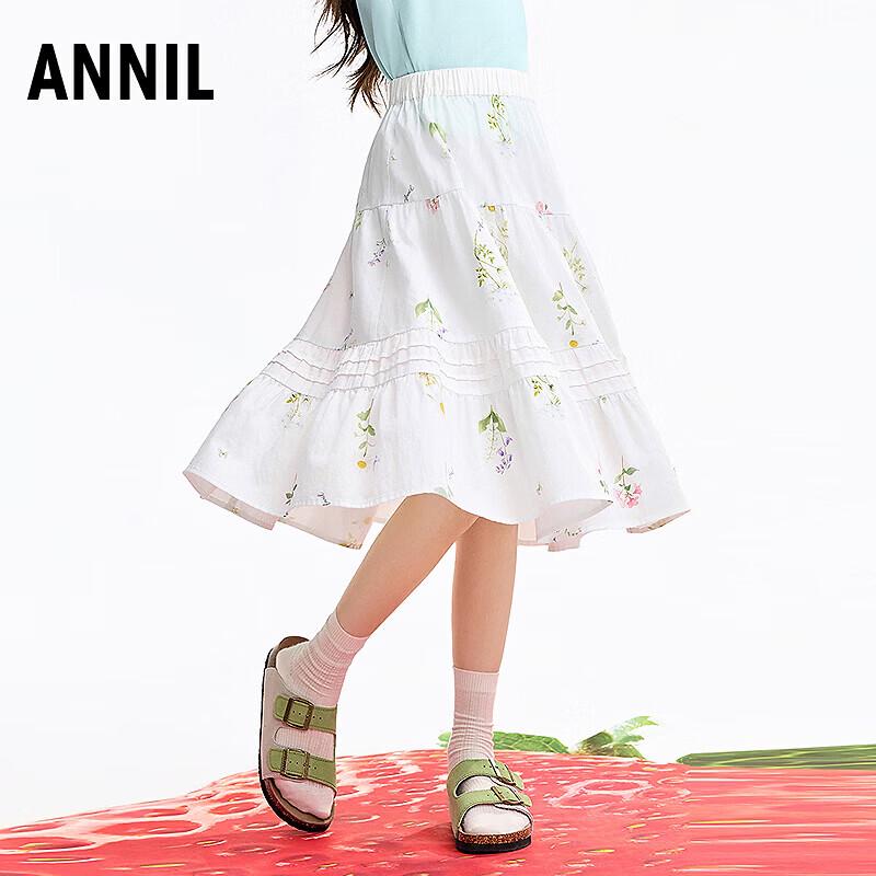 Annil Girls  Sweet Floral Puffy Skirt 170