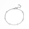 Small Fresh Hand Jewelry for Women, Simple and Simple Single Diamond Six-diamond Bracelet