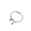 Faux Crystal Moonstone Women's Bracelet with Fu Character - Chic Niche Design and Perfect Birthday Gift