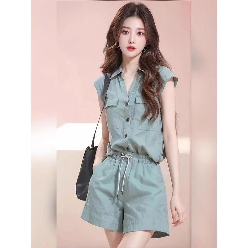 

Stylish Women s 2026 Summer Age-Defying Casual Two-Piece Set M [80-105 lbs]