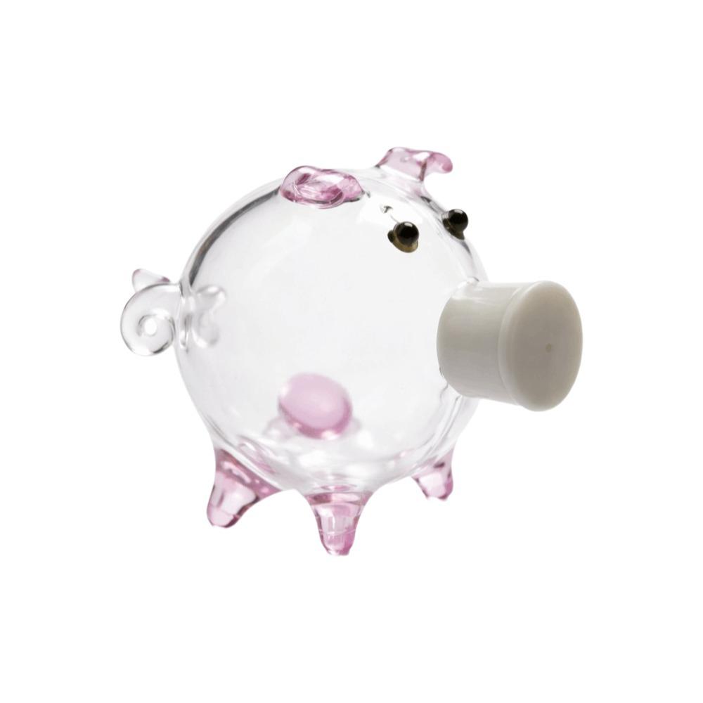 Visible Pig Shape Piggy Bank Cartoon Golden Beans Container Delicate Piggy Money Bank Home Decor