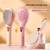 Portable Retractable Air Cushion Comb for Women: Fluffy, Cute, Self-Cleaning, Massaging & Straightening